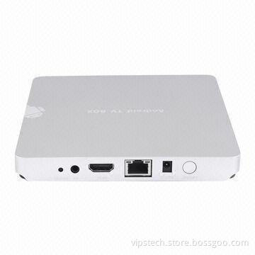 Android-based TV Set-top Box, 1080P Max Resolution, ABS Case with Oil Painting, Looks like Metal